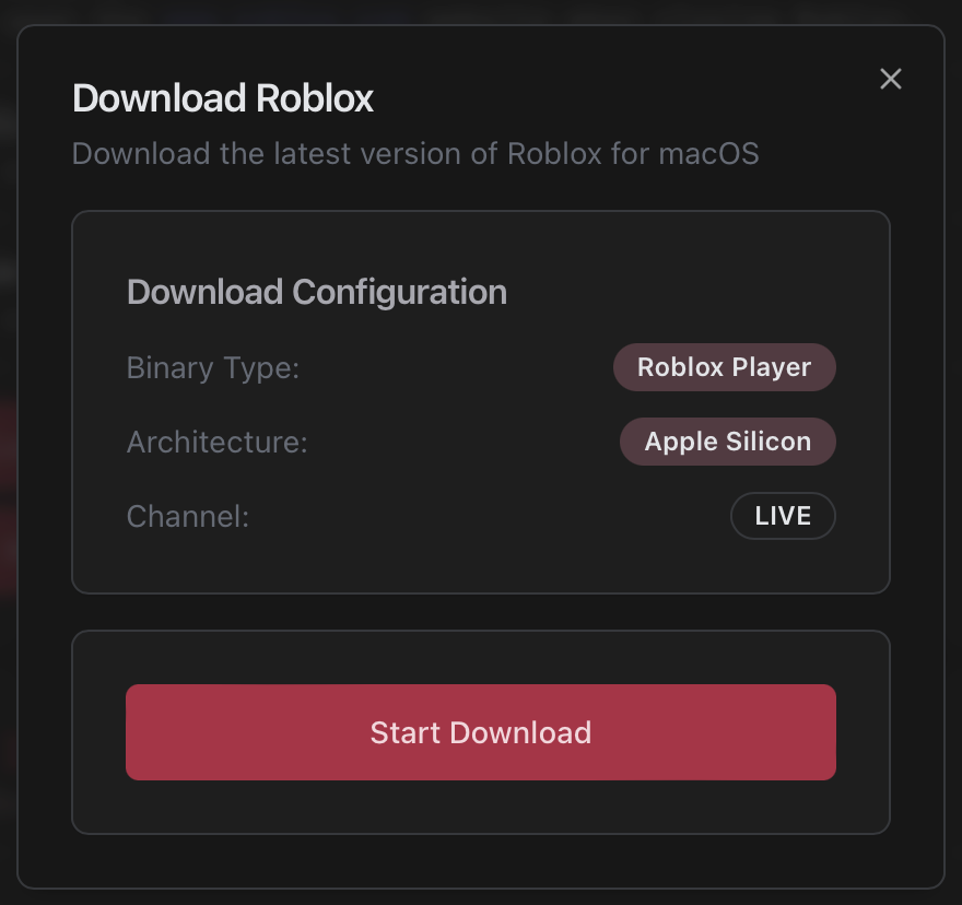 AppleBlox install prompt for Roblox