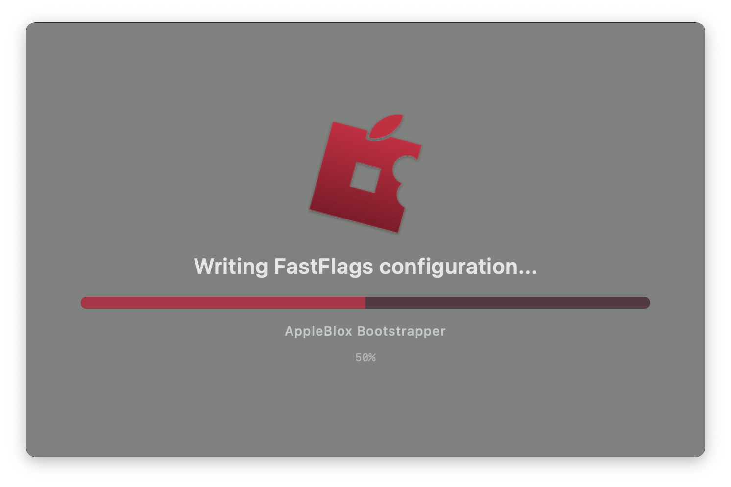 Bootstrapper loading screen